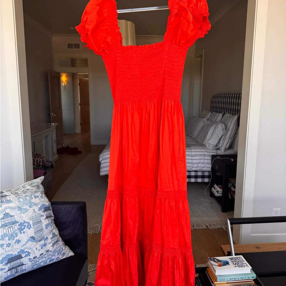 Tory Burch smocked dress size L